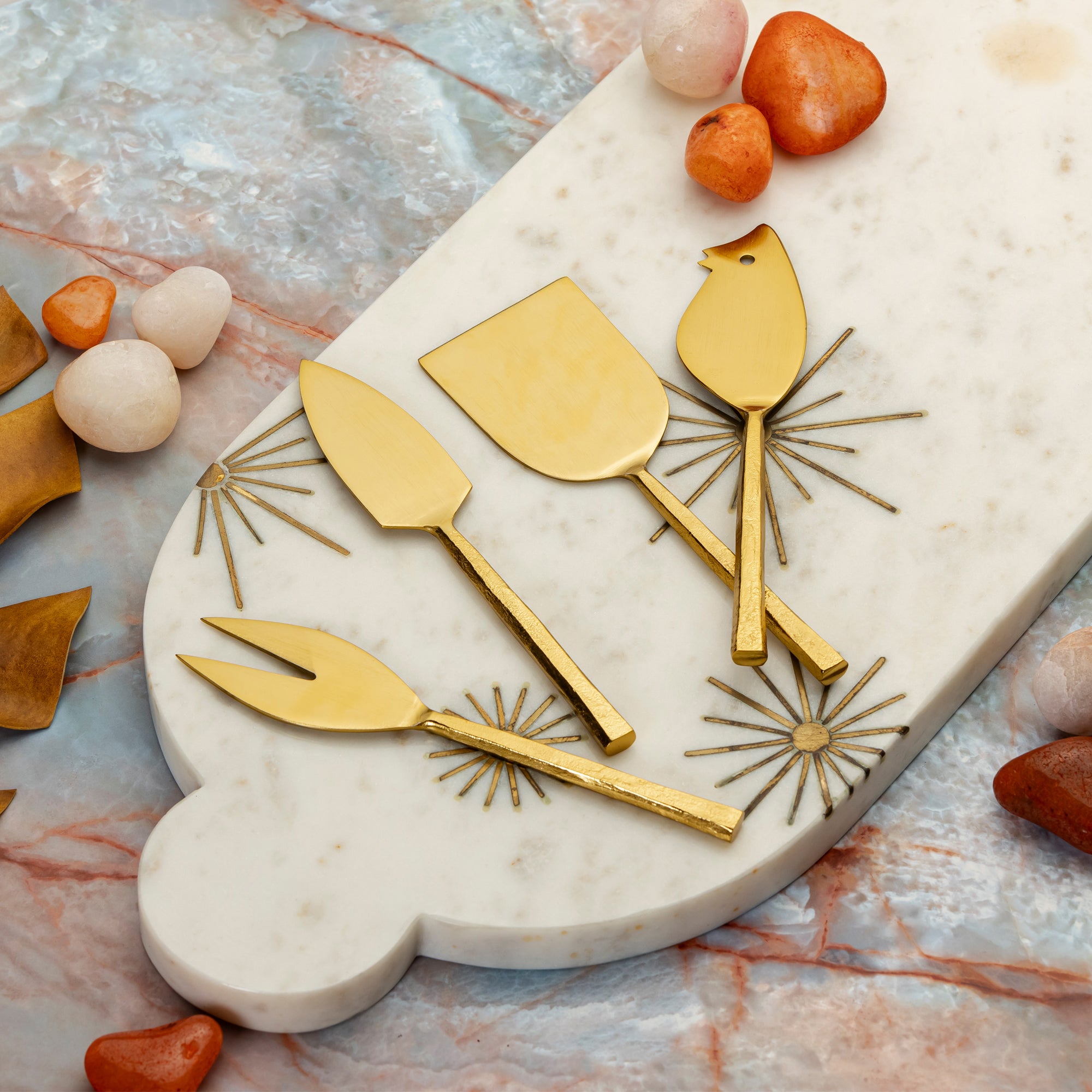 cheese knife set of 4