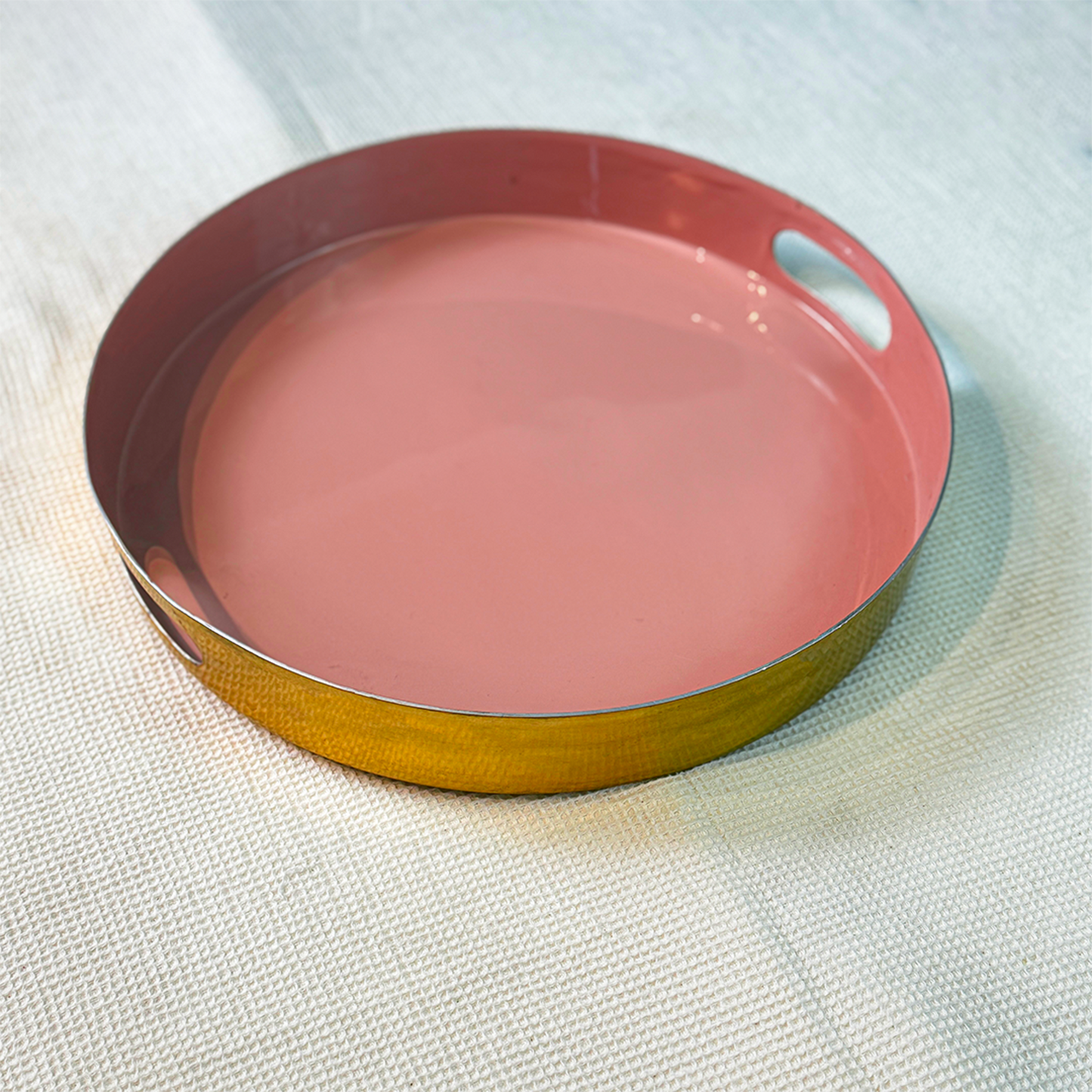 Pastel Pink Stainless Steel Tray