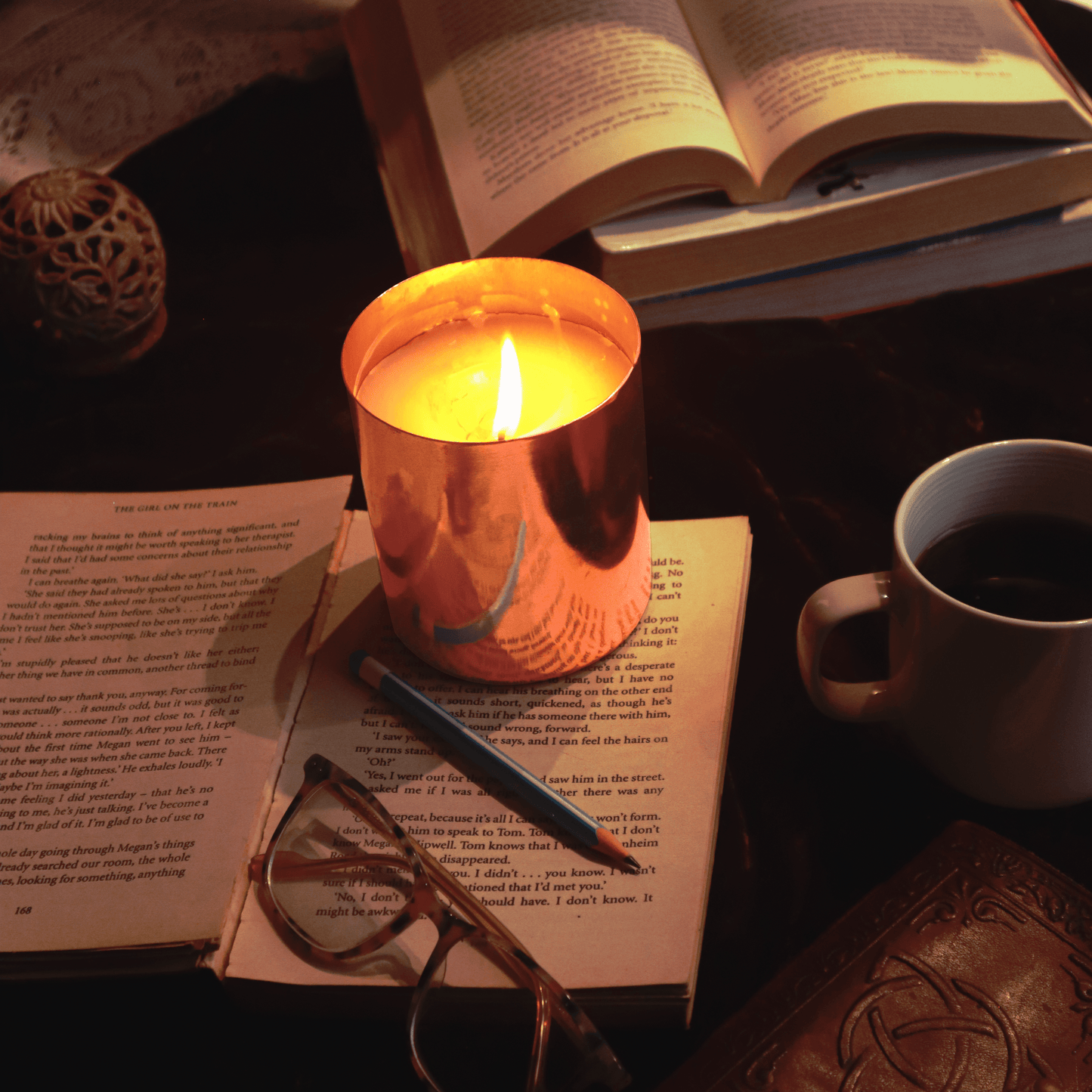Rose Gold Vanilla Scented Candle