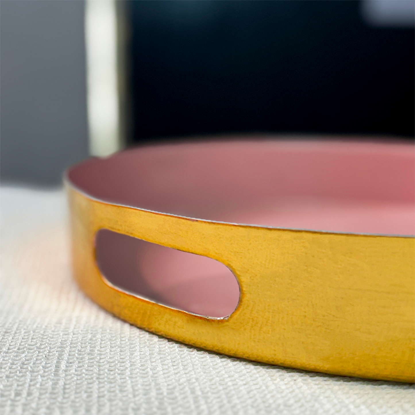 Pastel Pink Stainless Steel Tray