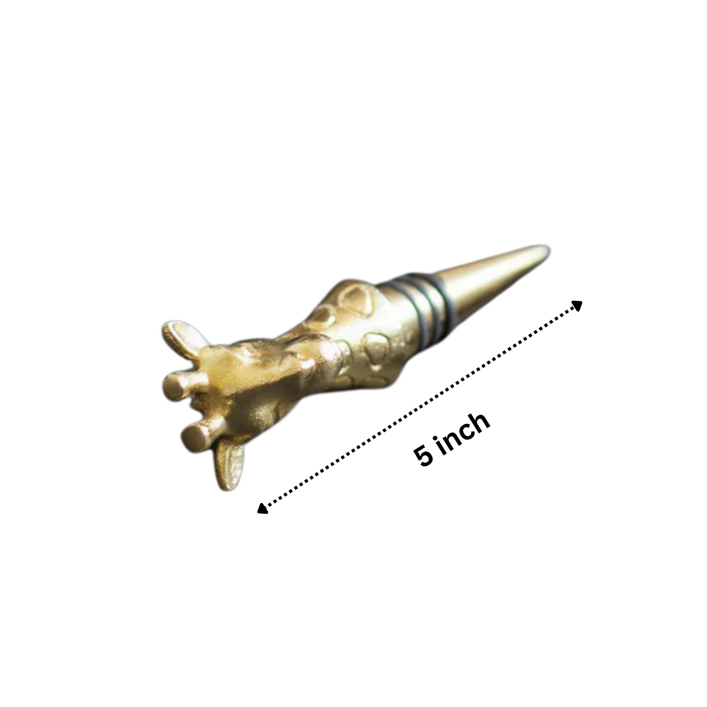 Gold Deer Handcrafted Wine Stopper