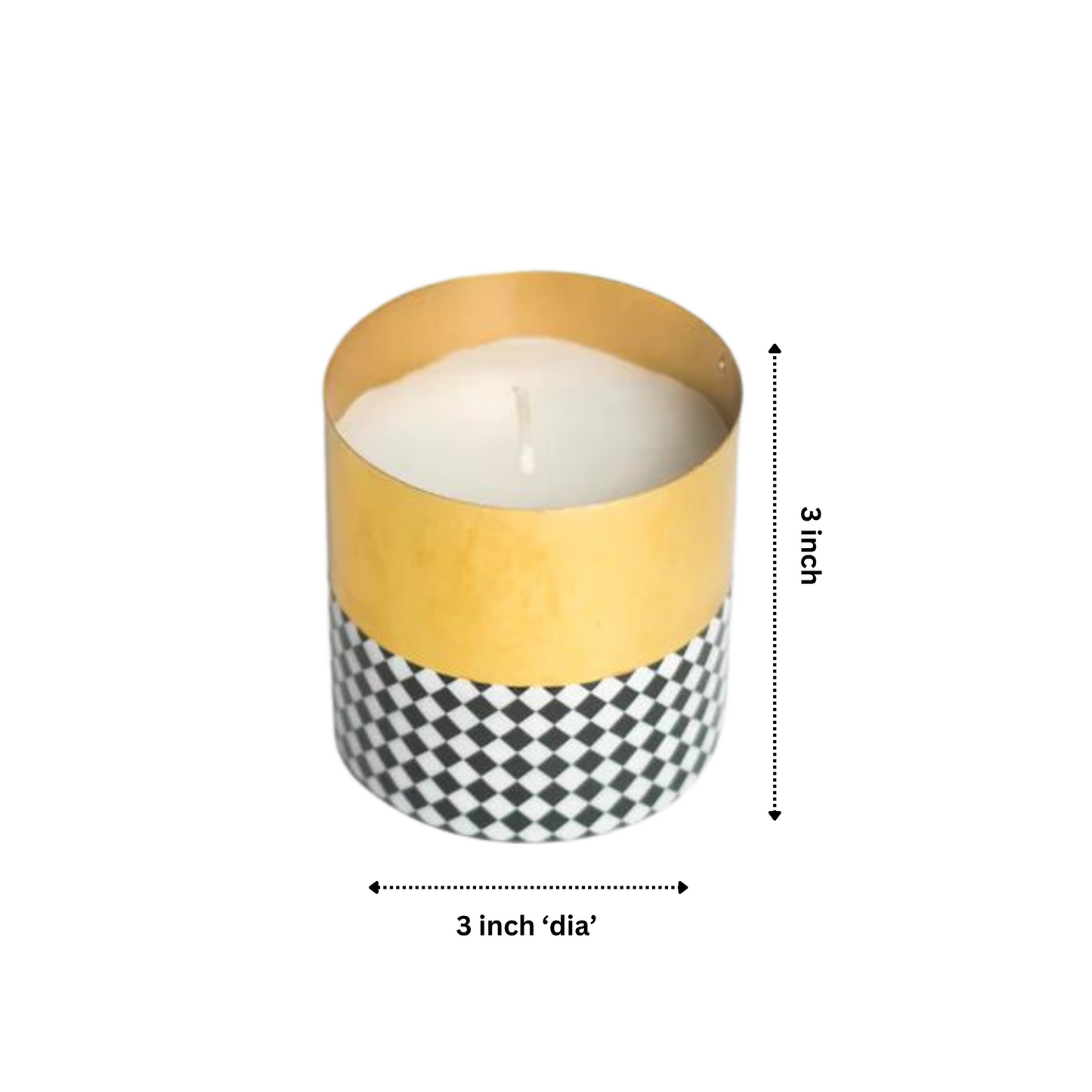 Gold Lavender Scented Candle