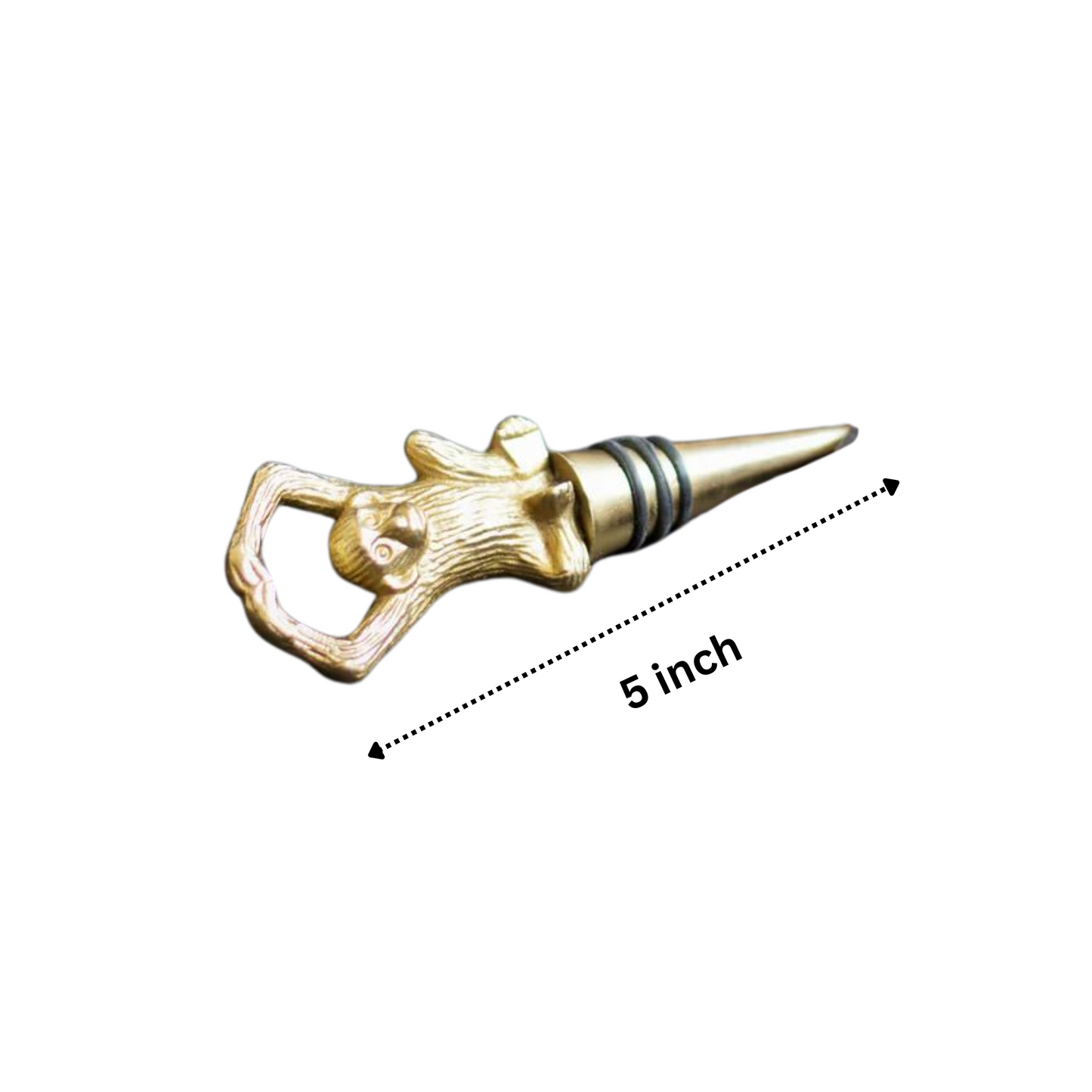 Gold Monkey Handcrafted Wine Stopper
