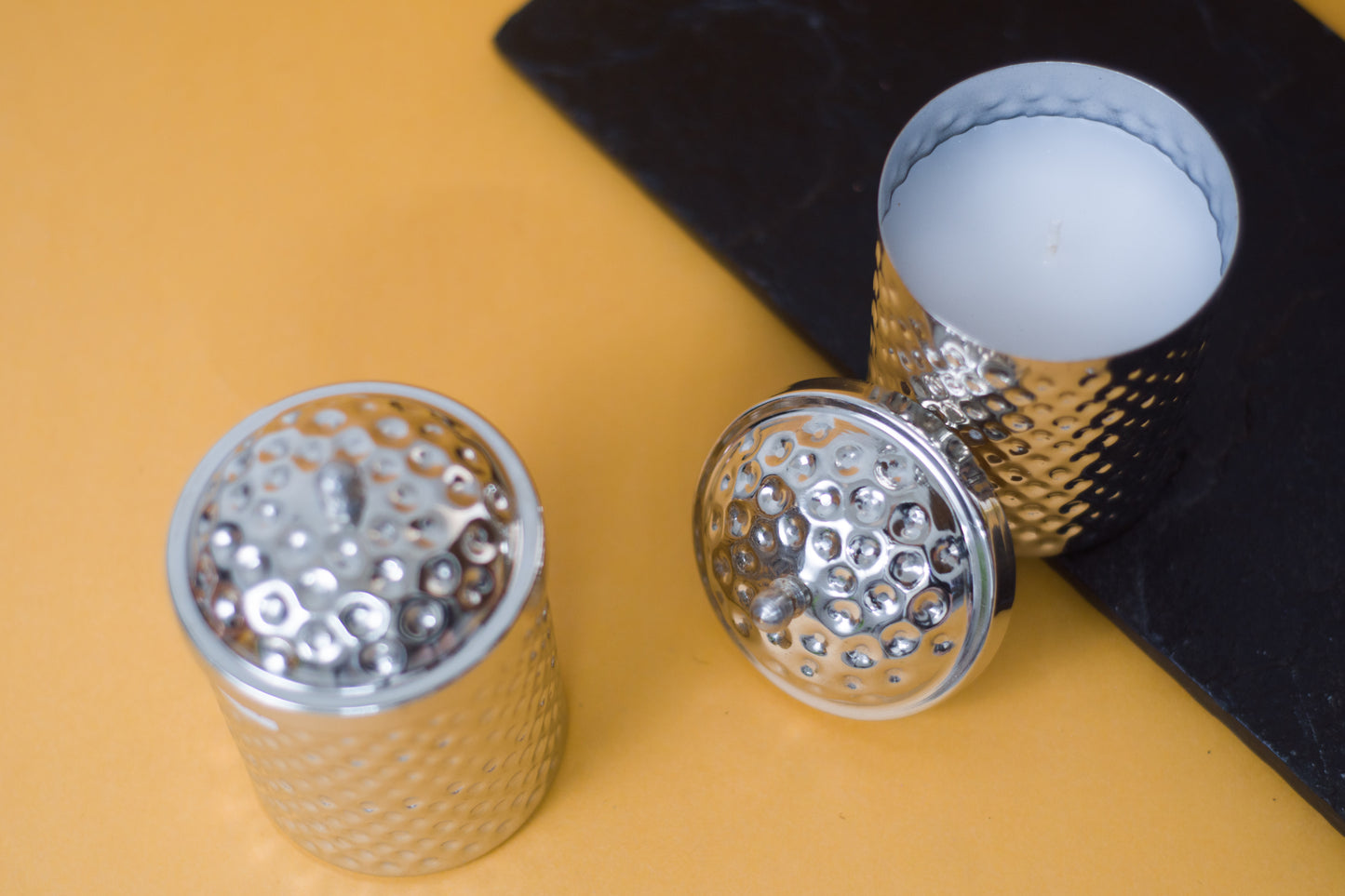 Silver Lavender Scented Candle