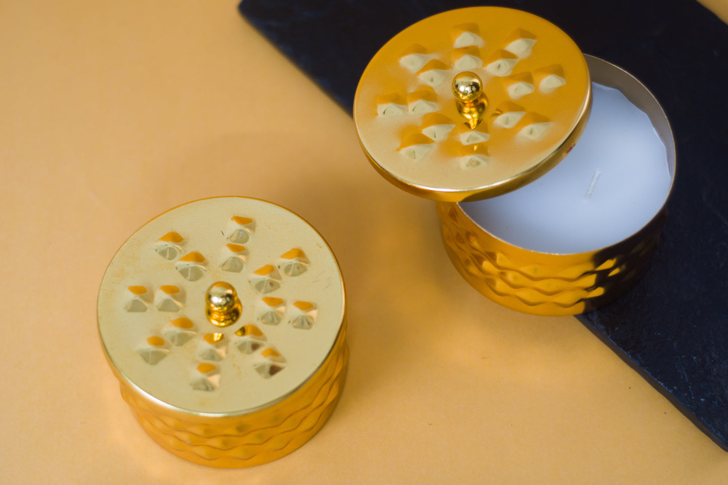 Rose Gold Lemon Grass Scented Candle