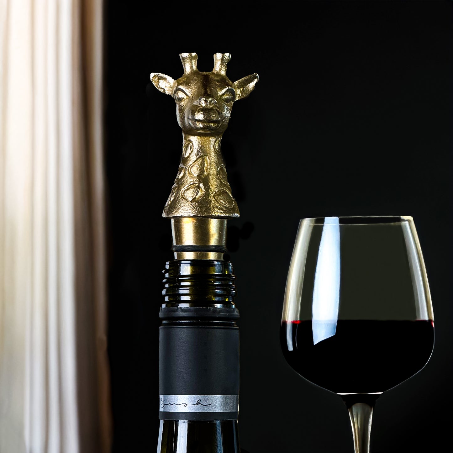 Gold Deer Handcrafted Wine Stopper