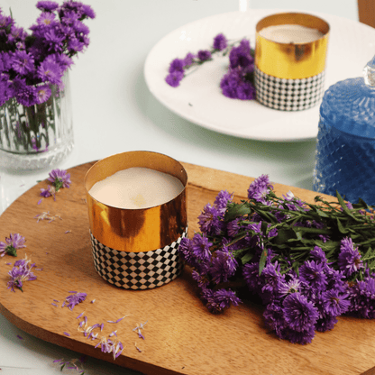 Gold Lavender Scented Candle