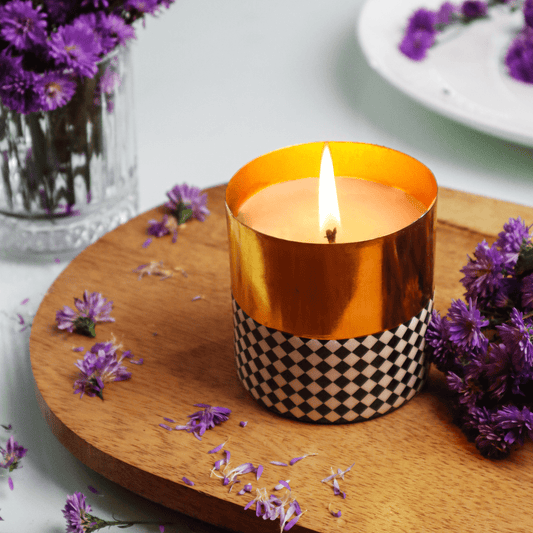 Gold Lavender Scented Candle
