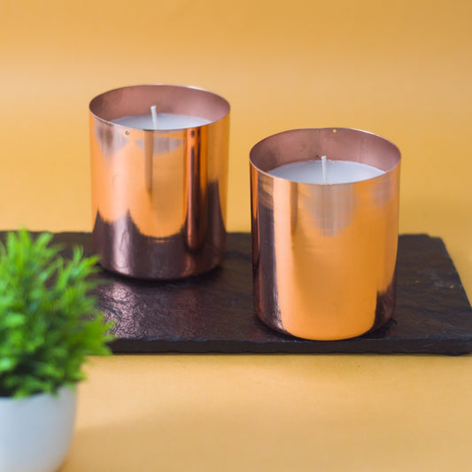 Rose Gold Vanilla Scented Candle