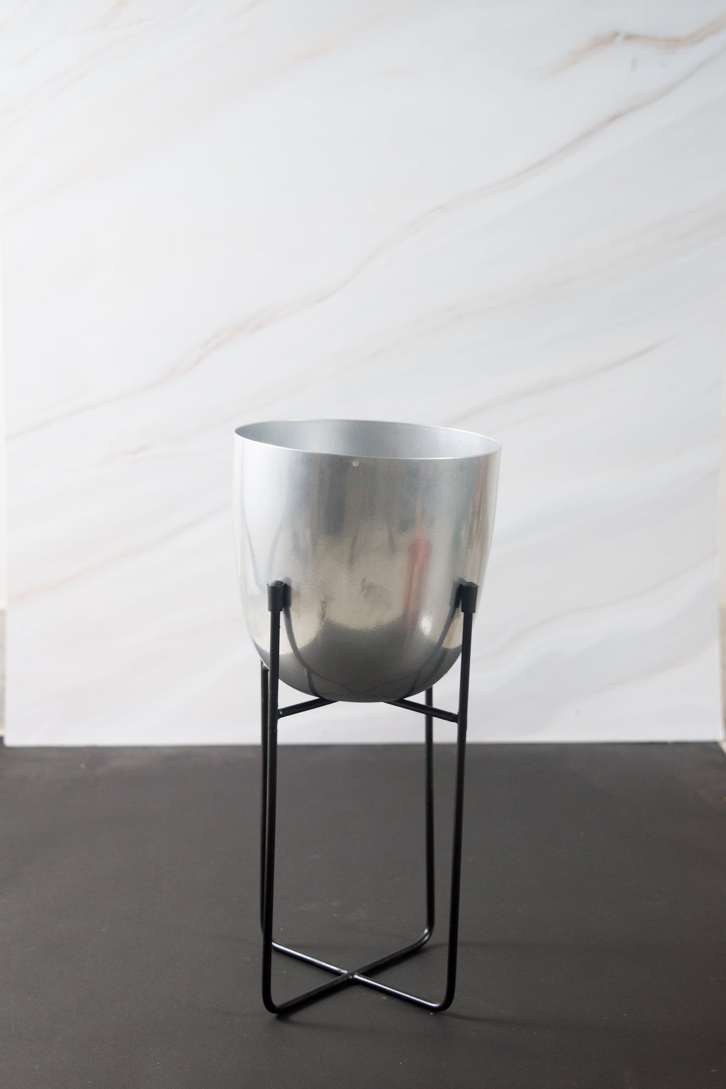 White & Gold Glass Vase (Set of 2)