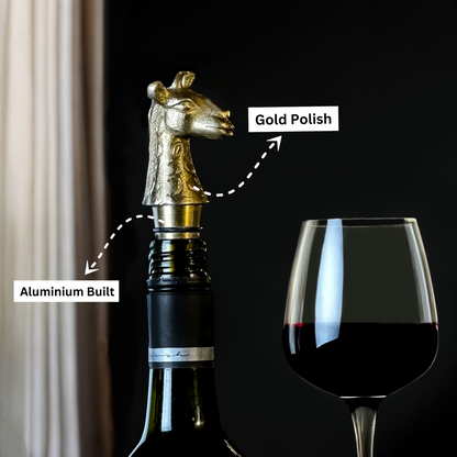 Gold Deer Handcrafted Wine Stopper